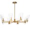 Maxim Lighting Armory 8-Light Chandelier, Natural Aged Brass 32358CLNAB - alternate 1